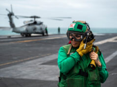 San Bernardino Native Conducts Flight Operations in The South China Sea Aboard USS Carl Vinson