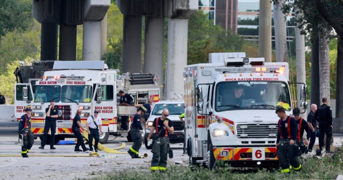 Boca Raton small plane crash kills 3 and injures 1, authorities say