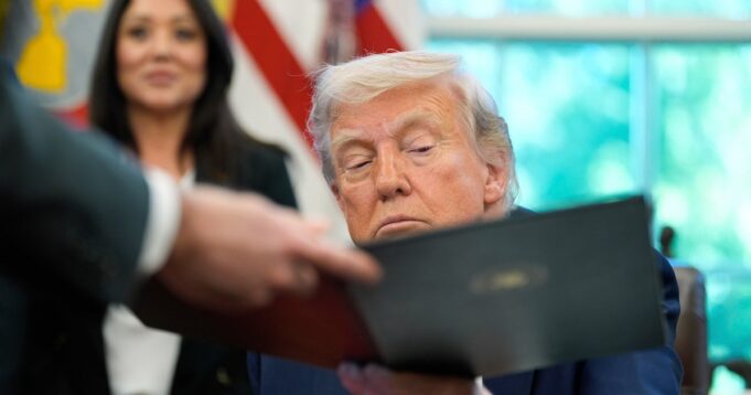 Trump signs executive order to influence college accreditations