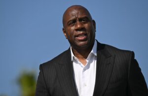 Lakers legend Magic Johnson makes surprise visit to Eaton Fire victims at Pasadena Boys & Girls Club