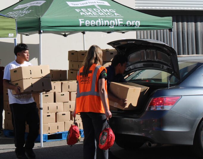 Food Bank Serves 300 Households with Mother’s Day Holiday Drive-Thru Food Distribution