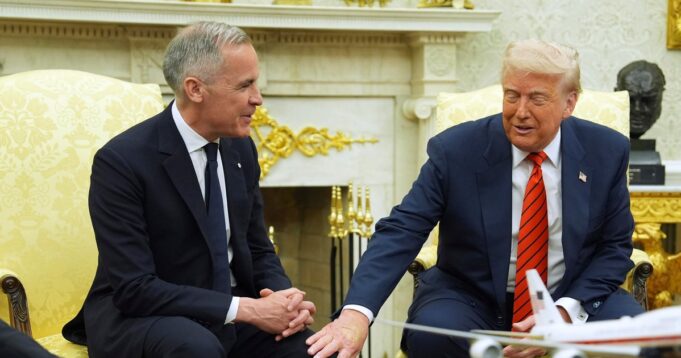 Carney says Canada is "not for sale, it won’t be for sale, ever" in Oval Office meeting with Trump