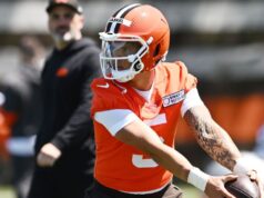 Stefanski downplays Gabriel getting first QB reps Stefanski downplays Gabriel getting first QB reps