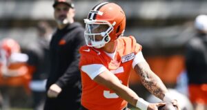 Stefanski downplays Gabriel getting first QB reps Stefanski downplays Gabriel getting first QB reps