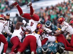 Luvu wants NFL to ban ‘cheapo’ tush push play Luvu wants NFL to ban 'cheapo' tush push play