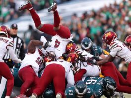 Luvu wants NFL to ban 'cheapo' tush push play