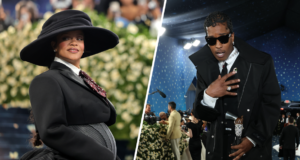 A$AP Rocky confirms baby No. 3 with Rihanna at the 2025 Met Gala
