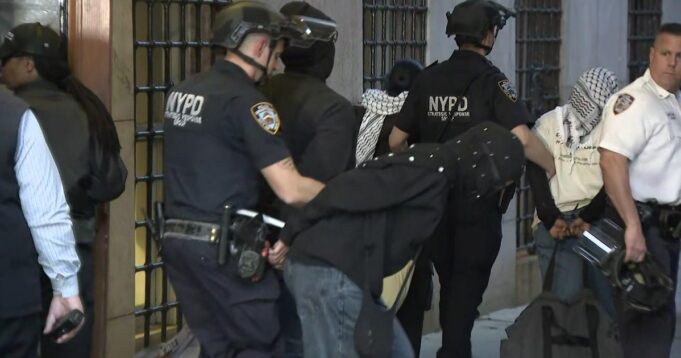 At least 2 injured in Columbia University protest, NYPD takes dozens into custody
