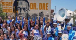 Dr. Dre Attends Ribbon-Cutting for Revamped Compton High School, Featuring Performing Arts Center in His Name