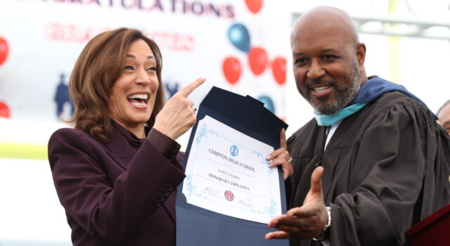 Kamala Harris Surprises Compton High Grads at 2025 Ceremony