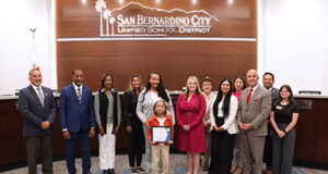 SBCUSD Board of Education Presents April Outstanding Awards