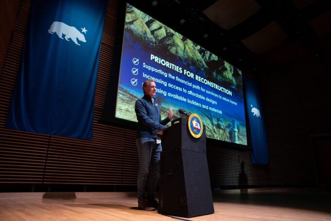 Gov. Newsom Honors Lives Lost in Fires; Presents Plan to Move Forward