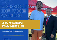 Washington Commanders’ Jayden Daniels and Supervisor Joe Baca, Jr. Unite to Host Community Day in San Bernardino