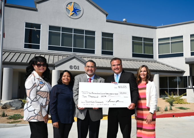 Local Leader Donates $10,000 To Support San Bernardino Student Backpack Giveaway