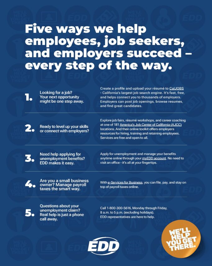 Letter to the Editor: Stronger Jobs, Stronger Communities: Five Ways the EDD Can Help Job Seekers and Employers Succeed
