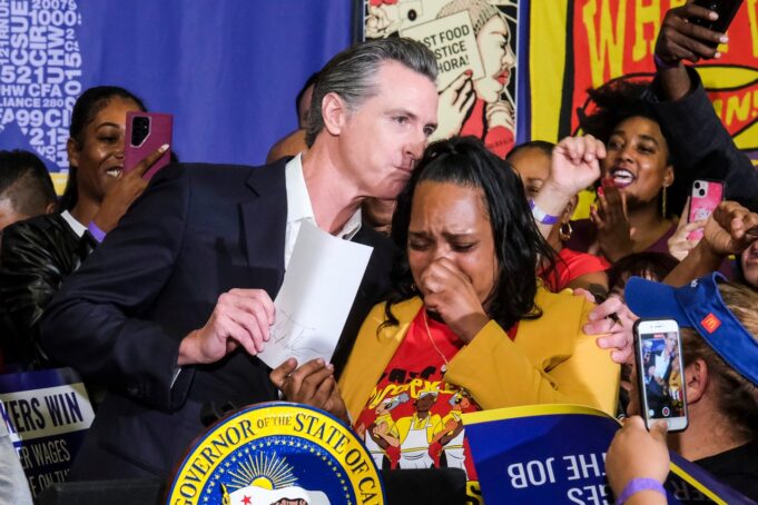 Newsom’s Office Challenges Report on $20 Fast Food Wage Increase