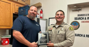 Search and Rescue Volunteer Eric Rask Recognized for a Decade of Service