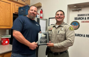 Search and Rescue Volunteer Eric Rask Recognized for a Decade of Service