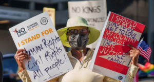 No Kings Protesters Push Back on Trump Admin Policies — With Costumes, Color and Community