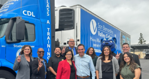 California Representative Aguilar Tours San Bernardino Valley College Clean Energy Hybrid and Electric Vehicle Technician Program