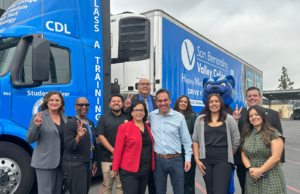 California Representative Aguilar Tours San Bernardino Valley College Clean Energy Hybrid and Electric Vehicle Technician Program