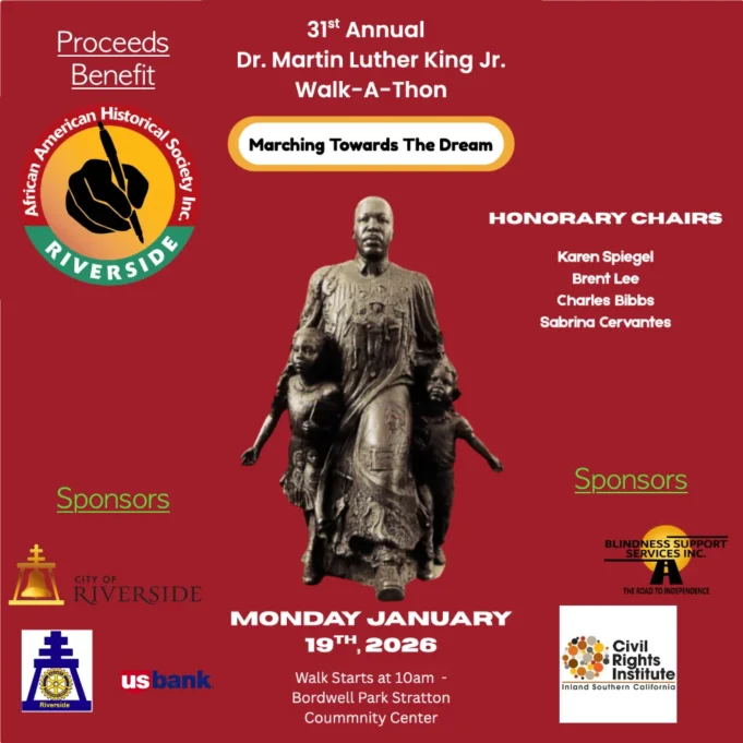 Marching Toward the Dream: Riverside to Host 31st Annual Dr. Martin Luther King Jr. Walk-A-Thon