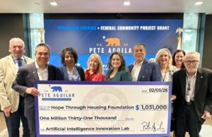 Rep. Aguilar Delivers $1 Million for Hope Through Housing Foundation to Drive AI Workforce and Economic Development