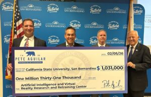 Rep. Aguilar Delivers Over $1 Million to Strengthen AI Technology and Workforce at California State University, San Bernardino
