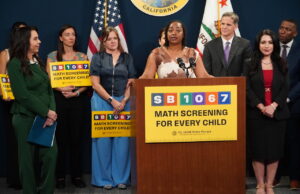 Sen. Weber Pierson Bill Takes Aim at Early Math Gaps in California Classrooms