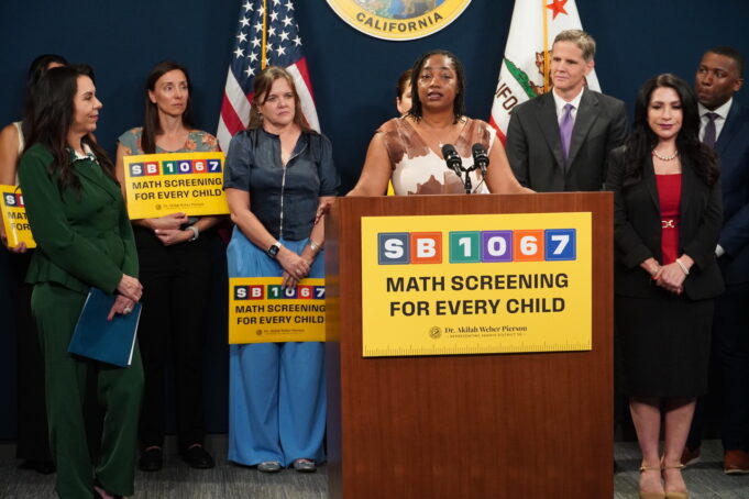 Sen. Weber Pierson Bill Takes Aim at Early Math Gaps in California Classrooms