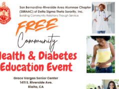 San Bernardino–Riverside Area Alumnae Chapter (SBRAAC) of Delta Sigma Theta Sorority, Inc. to Host Community Diabetes Symposium