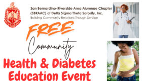 San Bernardino–Riverside Area Alumnae Chapter (SBRAAC) of Delta Sigma Theta Sorority, Inc. to Host Community Diabetes Symposium