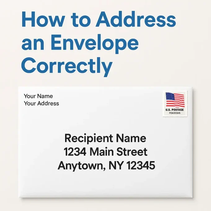 Your Envelope Must Be Stamped — Not Just Mailed