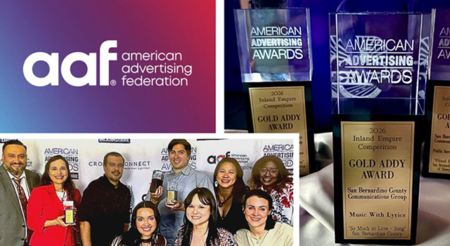 County Communications Team Earns Top Honors at Regional Advertising Awards