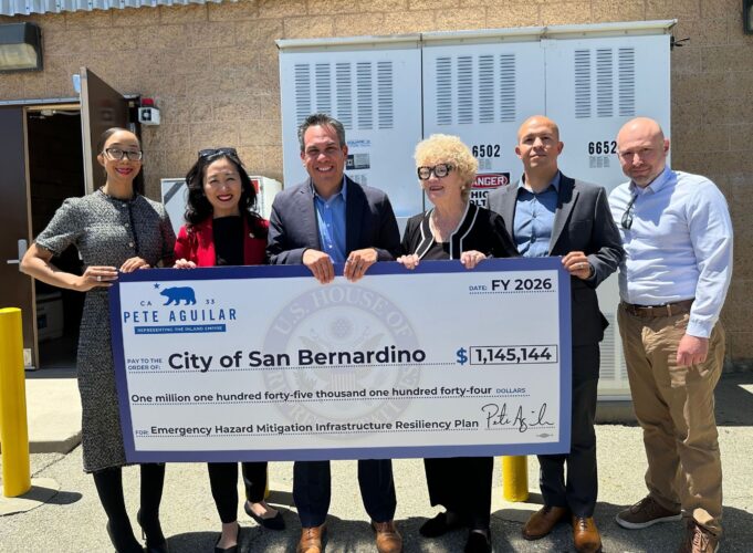 Rep. Aguilar Delivers Over $1 Million to Improve Emergency Power Infrastructure and Wildfire Resilience in San Bernardino
