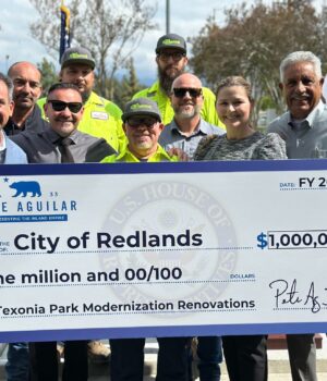 Rep. Aguilar Delivers $1 Million to Modernize Redlands Park, Improving Safety and Accessibility
