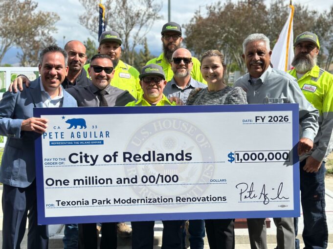 Rep. Aguilar Delivers $1 Million to Modernize Redlands Park, Improving Safety and Accessibility