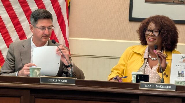 Asms. Tina McKinnor and Chris Ward