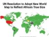 UN Votes to Adopt New World Map That Shows Africa’s True Size